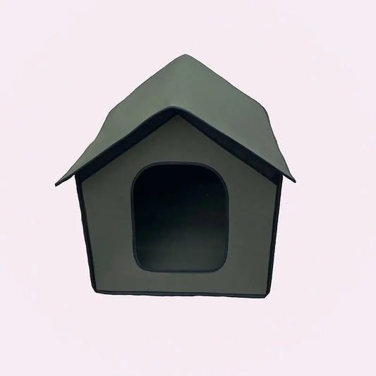 Purrfect Pet Kingdom Soft Indoor Dog House Bed with Dog House Pet Grooming Brush Medium Purrfect Pet Kingdom