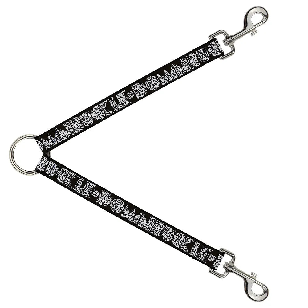 Dog Leash Splitter by Purrfect Pet Kingdom in black and camo, perfect for walking two dogs together, priced at $24.95.