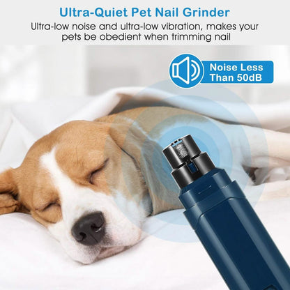 Dog Nail Grinder 2 Speeds Quiet USB Rechargeable