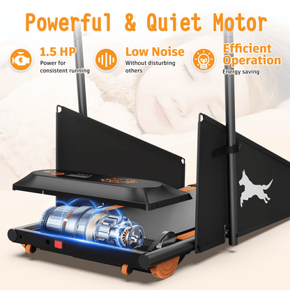 Purrfect Pet Kingdom Dog Pacer Treadmill for Home Purrfect Pet Kingdom