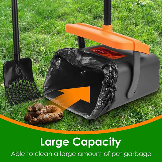 Purrfect Pet Kingdom Dog Poop Scooper Kit with Bags Purrfect Pet Kingdom