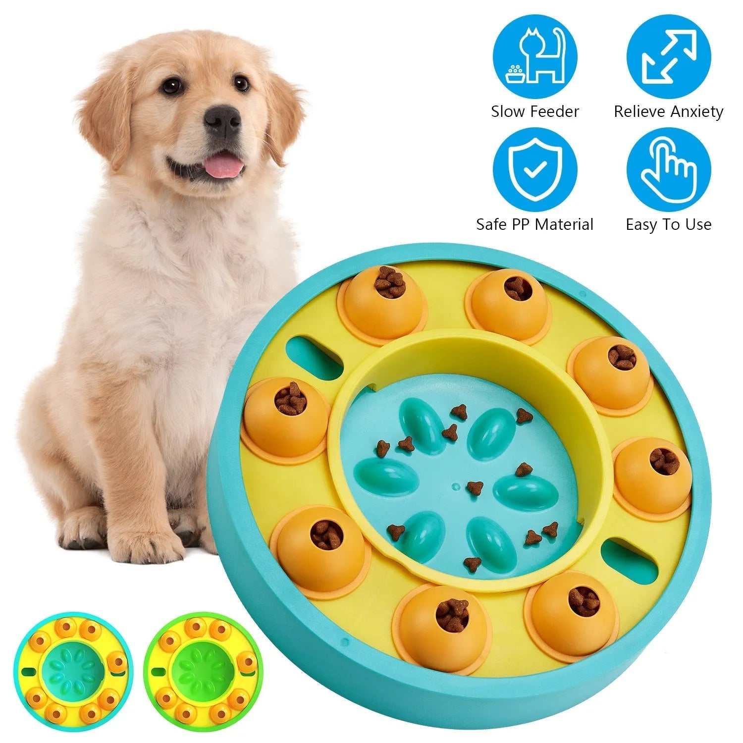 Interactive dog puzzle feeder from GBruno Store, designed for mental enrichment, suitable for small to large dogs, priced ...