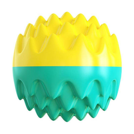 Purrfect Pet Kingdom Durable Dog Teeth Cleaning Toy Blue Ball Purrfect Pet Kingdom