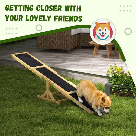 Purrfect Pet Kingdom Dog Training Ramp for Backyard Purrfect Pet Kingdom