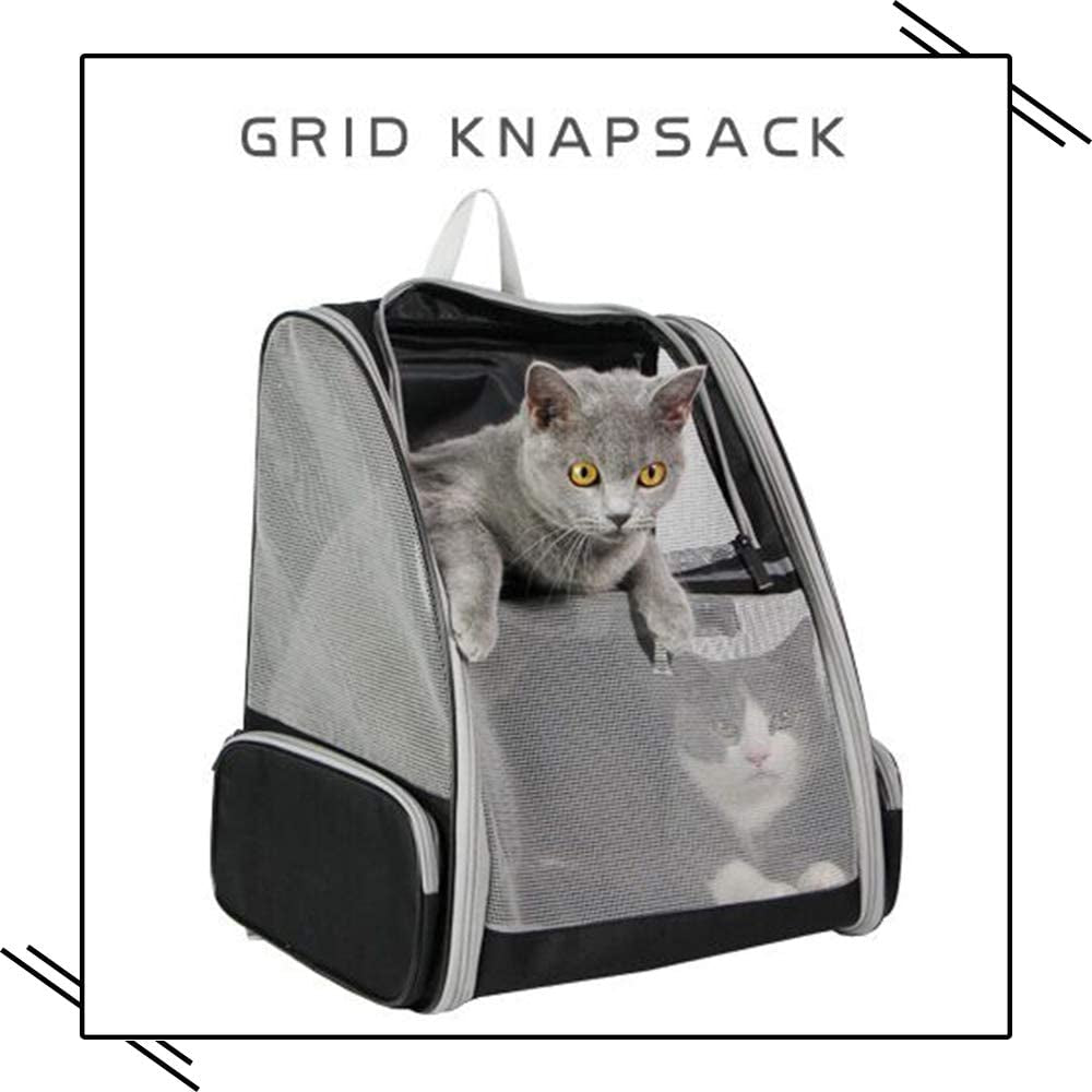 Purrfect Pet Kingdom dog travel bubble backpack featuring mesh sides for easy pet visibility and comfort