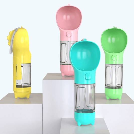 Purrfect Pet Kingdom Dog Travel Water Dispenser Portable s 300ML Pink Purrfect Pet Kingdom