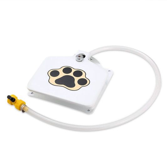 Outdoor Paw Pedal Dog Water Fountain — Iron Build, Self-Service Drinking for Medium to Large Dogs