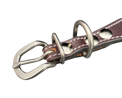 Epic Padded Beaded Leather Dog Collar – Durable Comfort