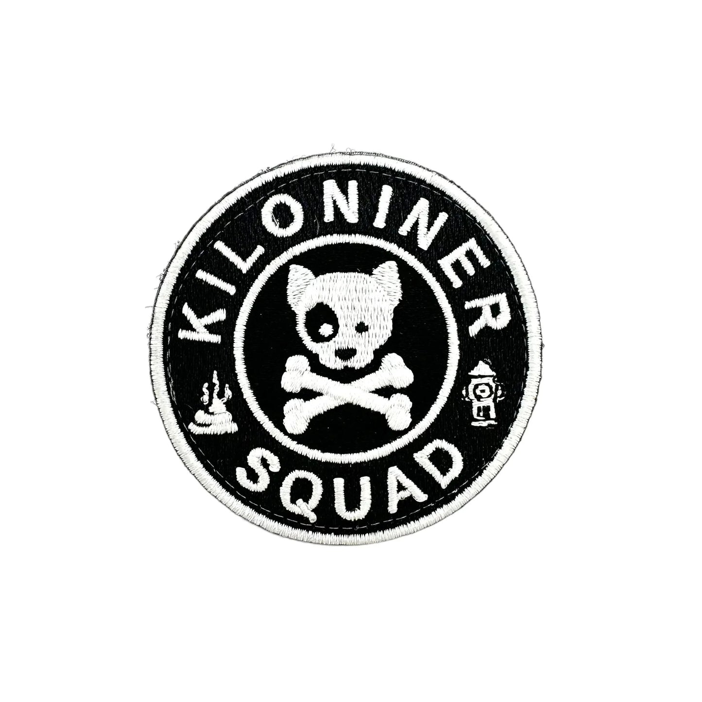 DOG & CROSSBONES Glow In The Dark Morale Patch