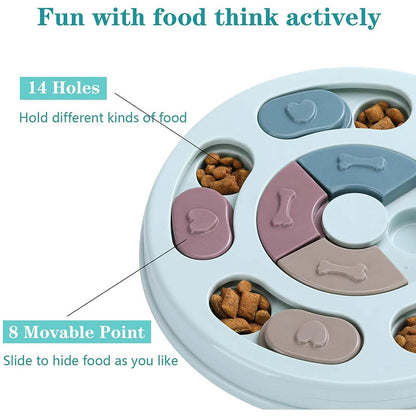 Dogs Food Puzzle Feeder Toys for IQ Training and Mental