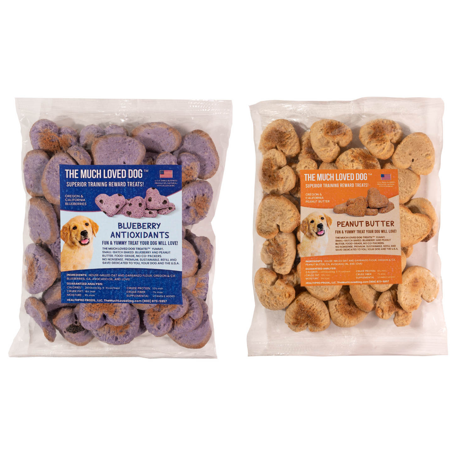 Much Loved Dog Training reward Treats - Variety Pack (2-Pack)