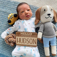 Organic Knit Doll, Frank Dog by Estella