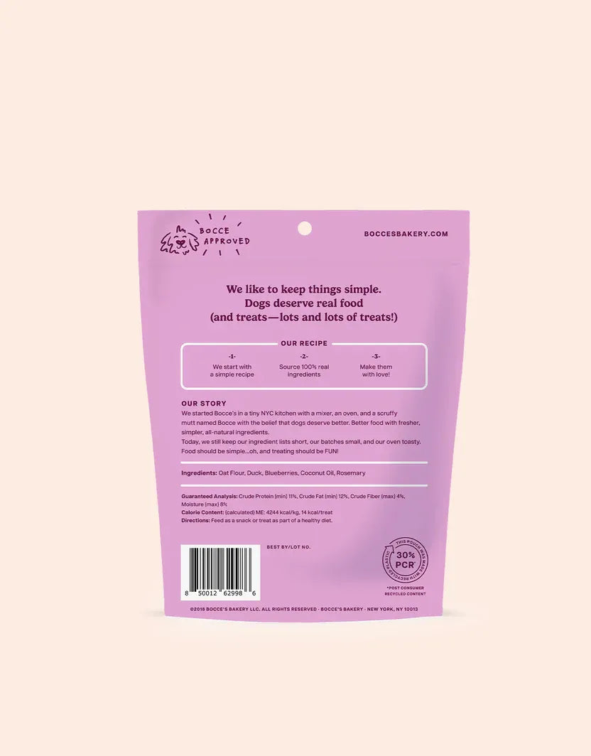 done - Purrfect Pet Kingdom Bocce's Quack Quack Dog Biscuits - Treats