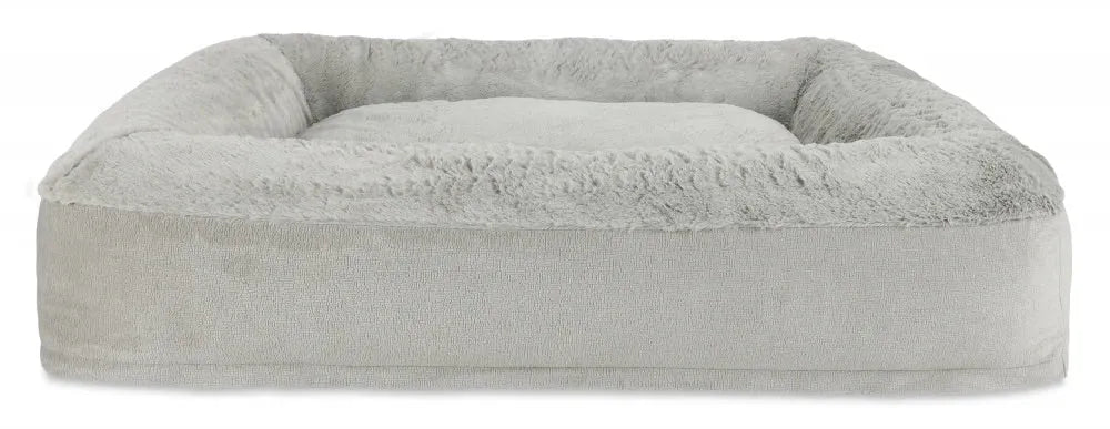 done - Purrfect Pet Kingdom Dog Bed Rectangle Slumber Tan Med - Beds