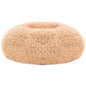 Purrfect Pet Kingdom Donut Dog Bed for Small Dogs - Cozy Plush M Brown Purrfect Pet Kingdom