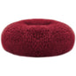 Purrfect Pet Kingdom Donut Dog Bed for Small Dogs - Cozy Plush M Red Purrfect Pet Kingdom