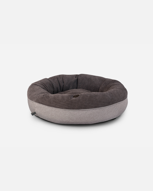 Royal Orthopedic Memory Foam Donut Bed for Large Dogs Brown