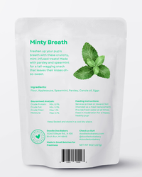 🍃Homemade Dog Treats - Minty Breath Blend Dog Snacks 1/2lb.