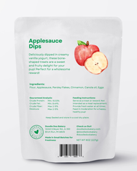 Homemade Dog Treats - 🍏 Applesauce Dips Treat 1/2lb 🍦