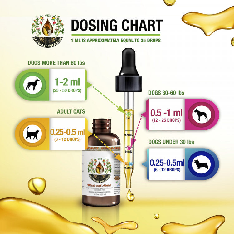 Allergy Relief Liquid Herbal Supplement for Dogs and Cats