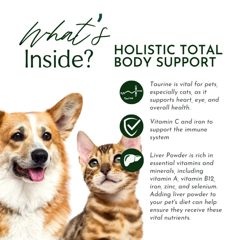 Dr. Ruth Roberts - Holistic Total Body Support – Multivitamin & Glandular Support for Dogs and Cats - Vitamins & Supplements
