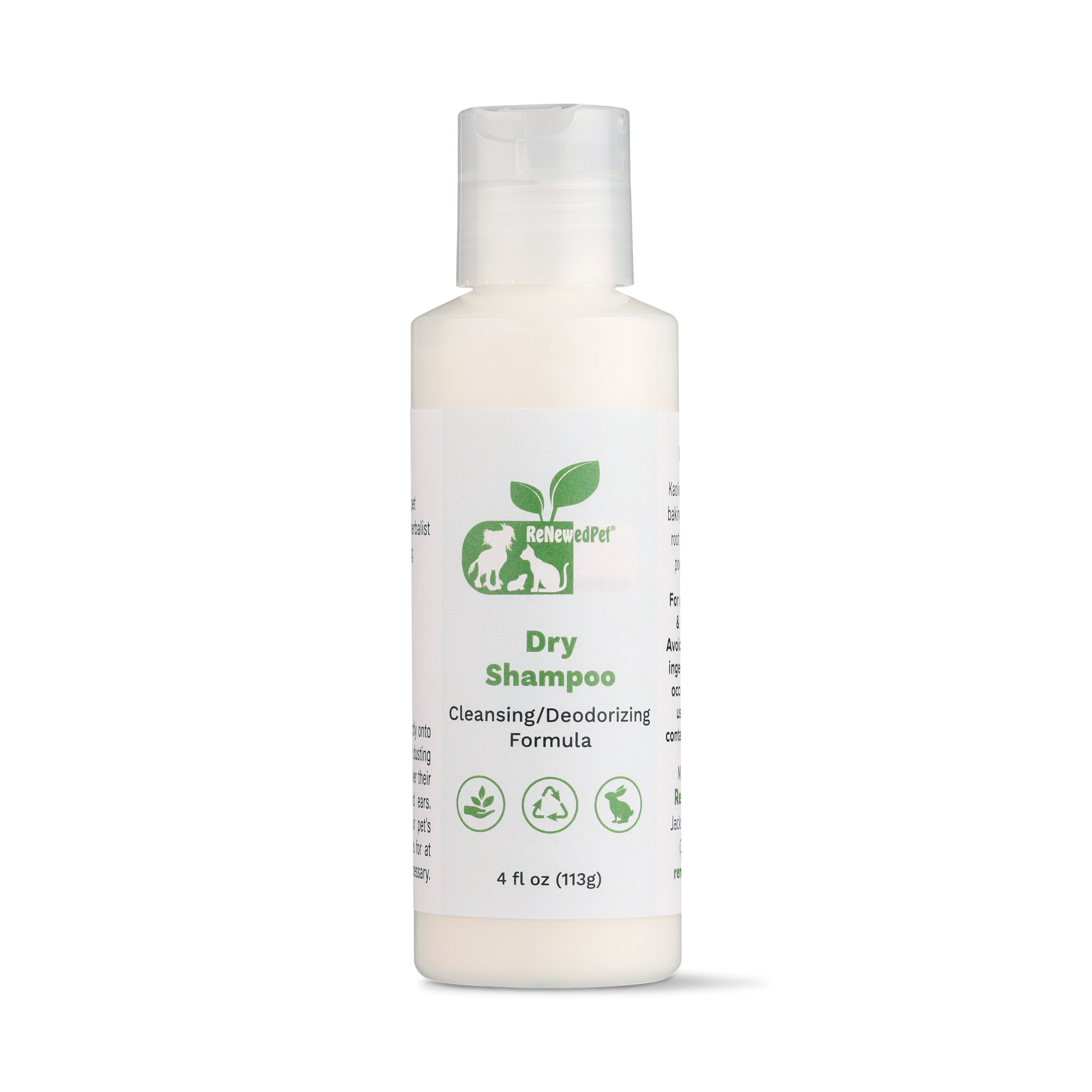 4 - ALL PETS DRY SHAMPOO - 4 Furry Friends - ReNewedPet - 4 OZ. ($3.73/oz.) - DRYSHAMP4OZ