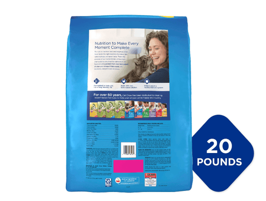 Purina Cat Chow Complete, Dry Cat Food, Chicken, 20 lb Bag Purrfect Pet Kingdom 