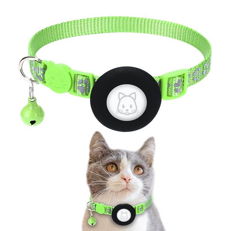 Purrfect Pet Kingdom Reflective Cat Collar with Bell Pet Supplies Light Green Purrfect Pet Kingdom