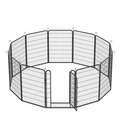 Purrfect Pet Kingdom Heavy Duty Dog Playpen Fence for Indoor and Outdoor Use Purrfect Pet Kingdom
