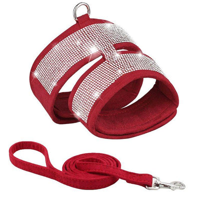 Purrfect Pet Kingdom Luxury Pet Harness for Dogs - Adjustable No-Pull Purrfect Pet Kingdom