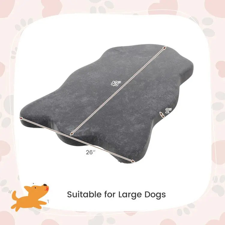 Purrfect Pet Kingdom Memory Foam Pet Bed Extra Large Purrfect Pet Kingdom