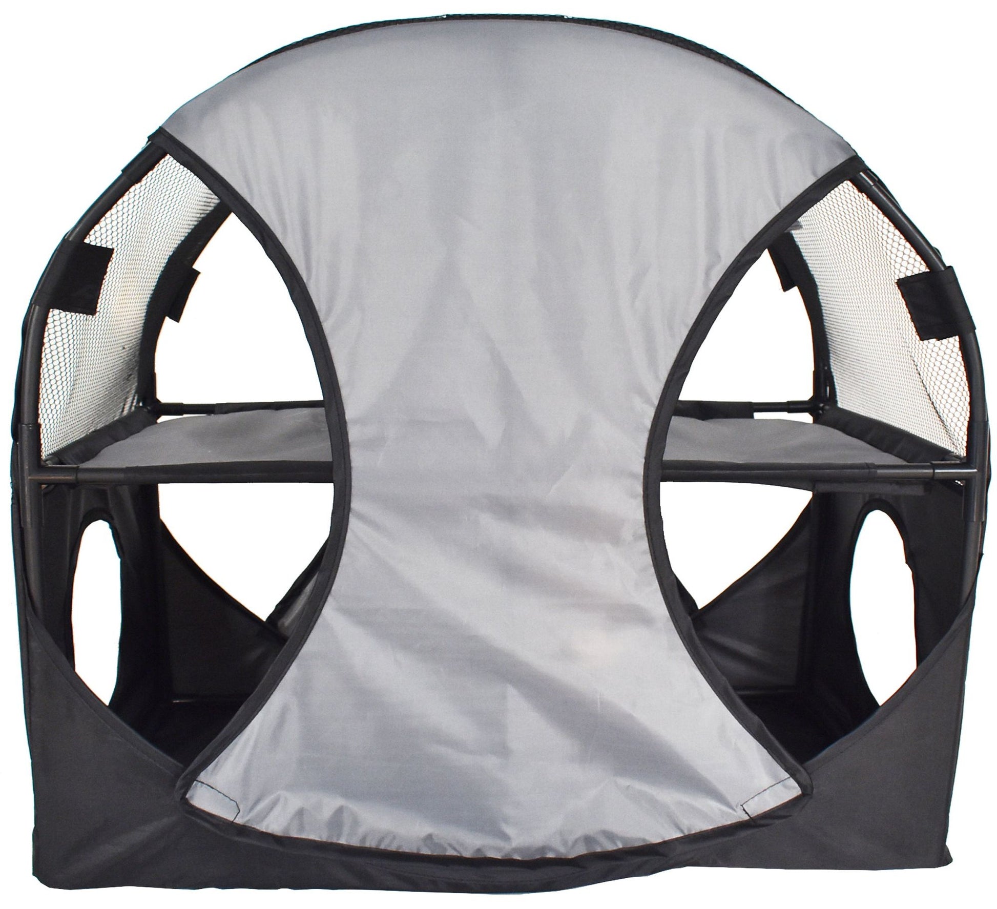 Purrfect Pet Kingdom Collapsible Cat House with Tunnel Purrfect Pet Kingdom