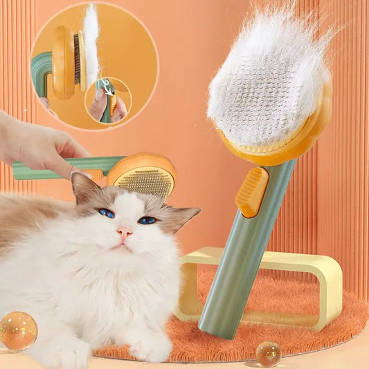 Purrfect Pet Kingdom Dog Slicker Brush - Soft Bristle Brush for Dogs Purrfect Pet Kingdom