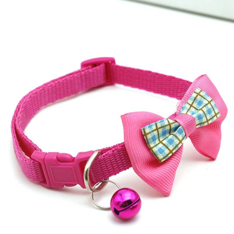 Purrfect Pet Kingdom Breakaway Cat Collar with Bell M Rose Red Purrfect Pet Kingdom