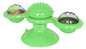 Purrfect Pet Kingdom Cat Enrichment Spinning Toy Green Purrfect Pet Kingdom