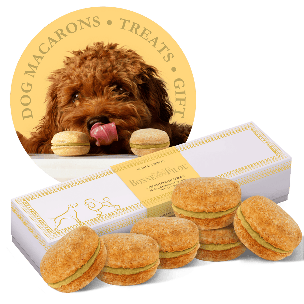 Dog Macarons - Count of 6 (Dog Treats | Dog Gifts)