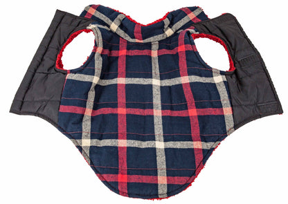 Purrfect Pet Kingdom Warm Winter Dog Jackets Plaid Coat Purrfect Pet Kingdom