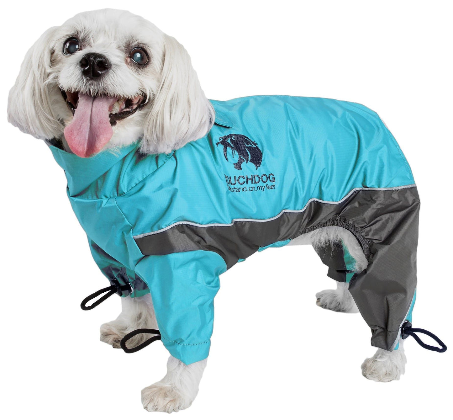 Touchdog Quantum - Ice Full - Bodied Adjustable and 3M Reflective Dog Jacket w/ Blackshark Technology - Reflective Dog Jacket - Berry Charmz