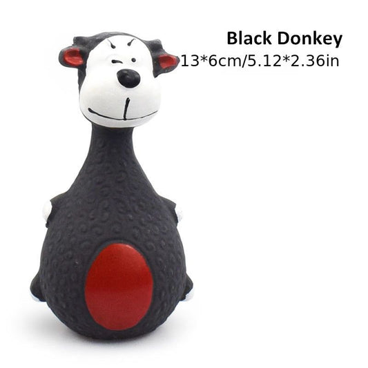 Purrfect Pet Kingdom Durable Latex Pet Toy for Dogs - Black Donkey Black Donkey Purrfect Pet Kingdom