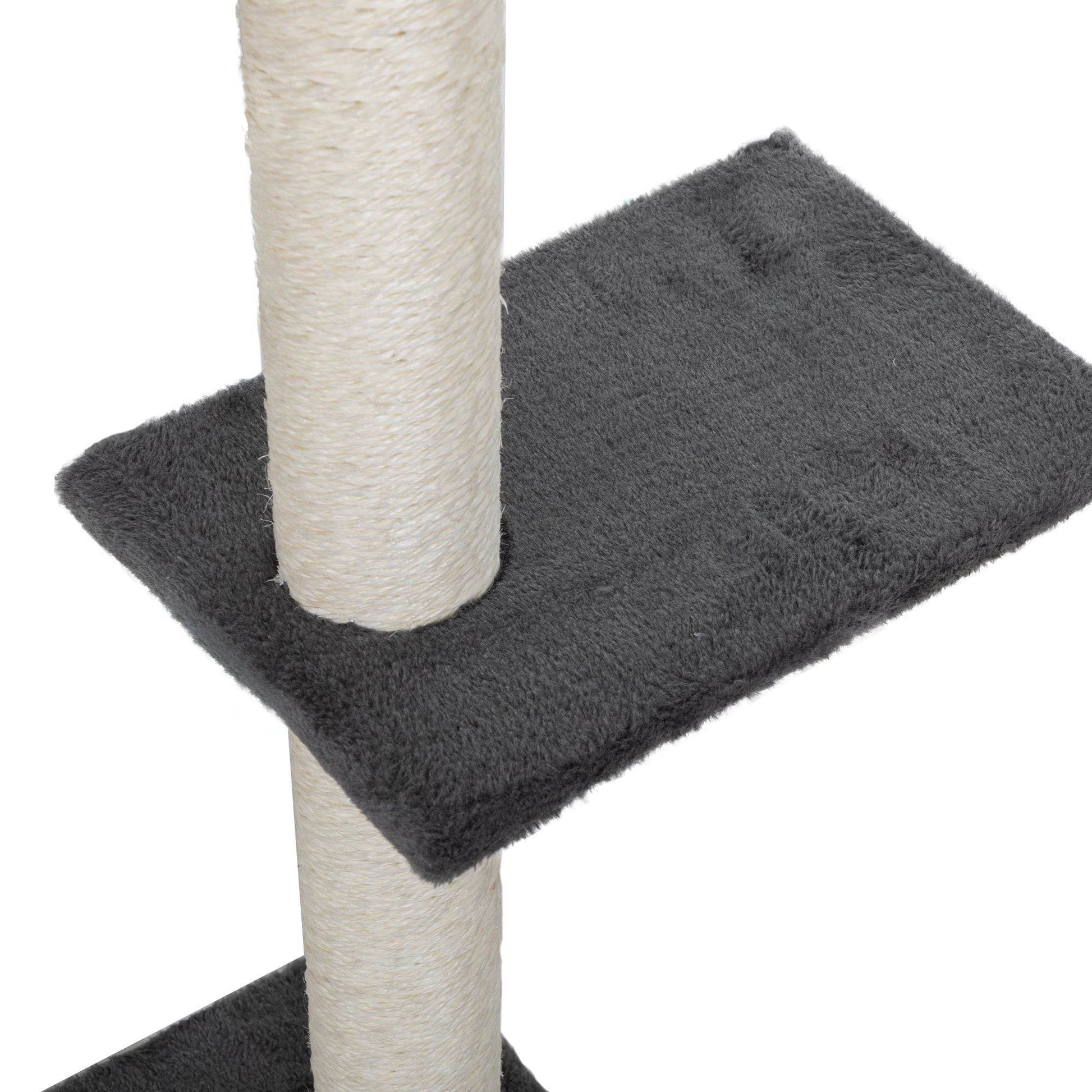Purrfect Pet Kingdom Cat Wall Shelves Set – Elevated Perches & Scratching Posts Purrfect Pet Kingdom