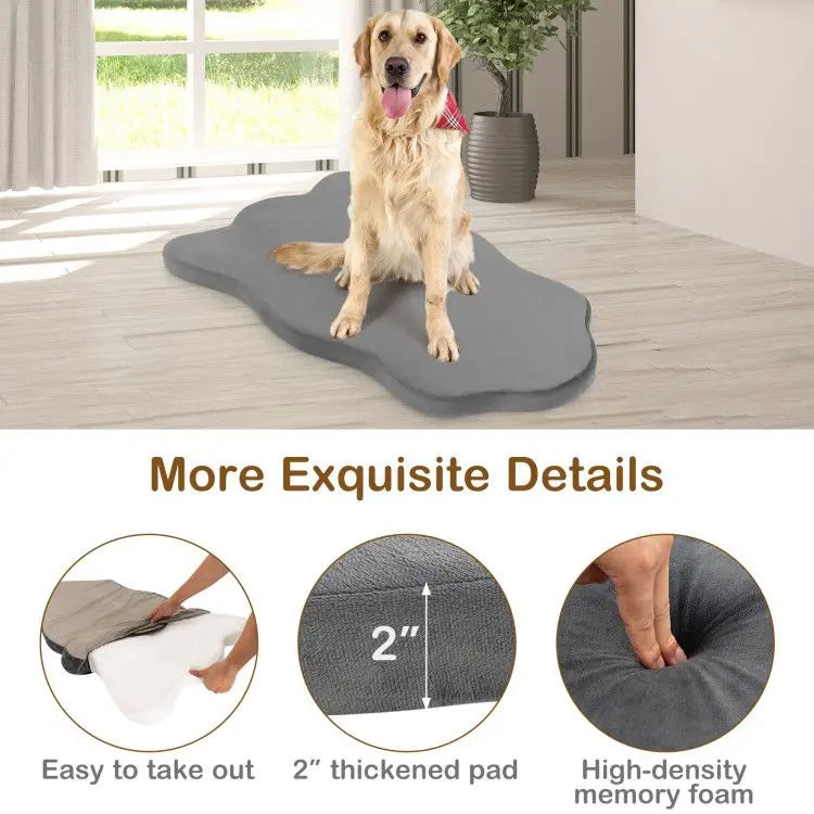 Purrfect Pet Kingdom Memory Foam Pet Bed Extra Large Purrfect Pet Kingdom