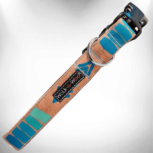 Tribal-Inspired Hand-Painted Dog Collar for Stylish Pets Purrfect Pet Kingdom 