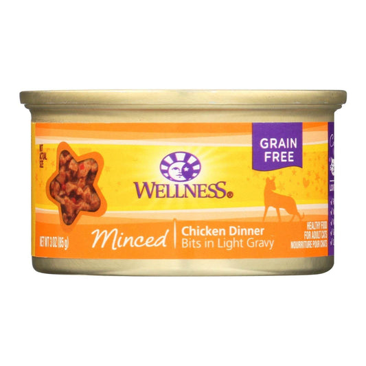 Wellness Cat Food Chicken Dinner - Chicken Dinner - Case of 24 - 3 Oz. Purrfect Pet Kingdom 