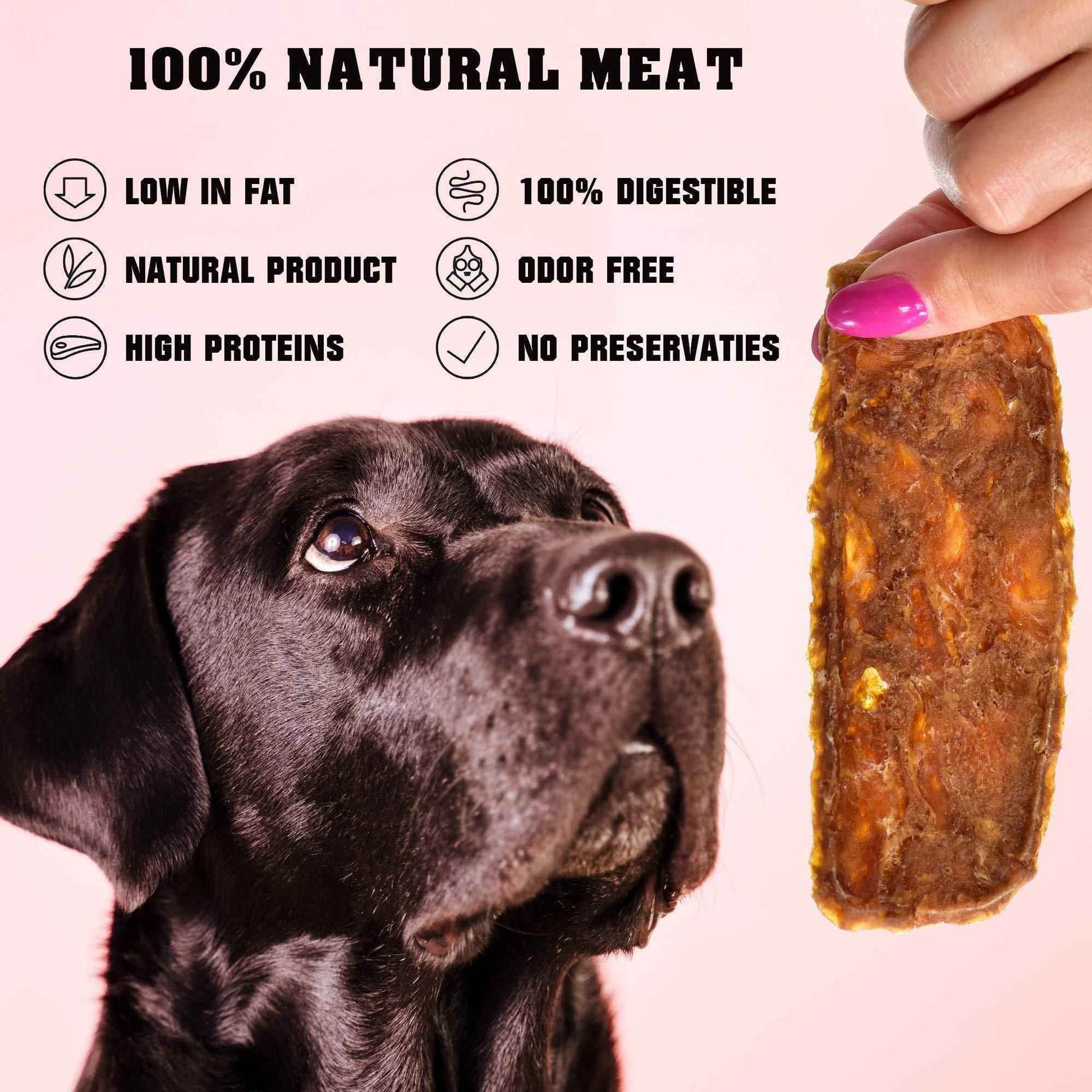 💖 Tail-Wagging Goodness: Beloved Pets 100% Chicken Jerky Dog Treats! 🍗🌟 - Purrfect Pet Kingdom