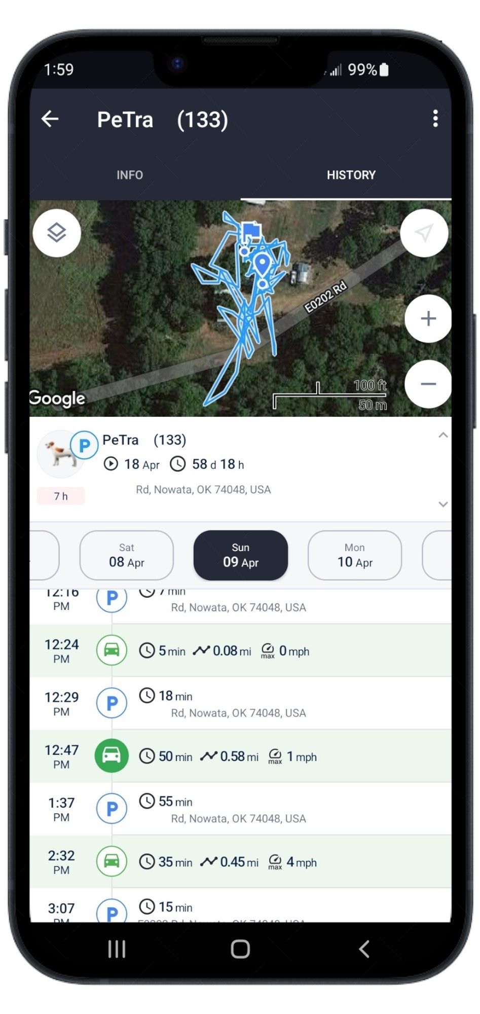 Collar Mounted Realtime Pet Locator GPS Portable Rechargeable Tracker Size:L - Pet GPS Tracking Collar - Berry Charmz