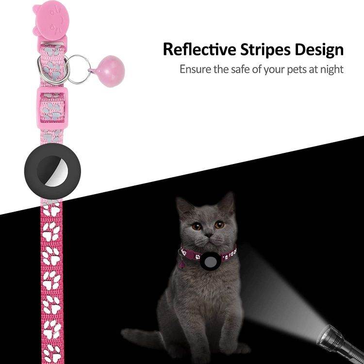Purrfect Pet Kingdom Reflective Cat Collar with Bell Purrfect Pet Kingdom