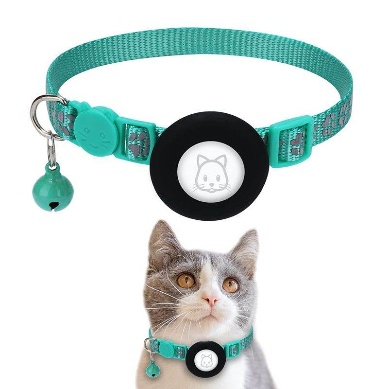 Purrfect Pet Kingdom Reflective Cat Collar with Bell Pet Supplies Green Purrfect Pet Kingdom