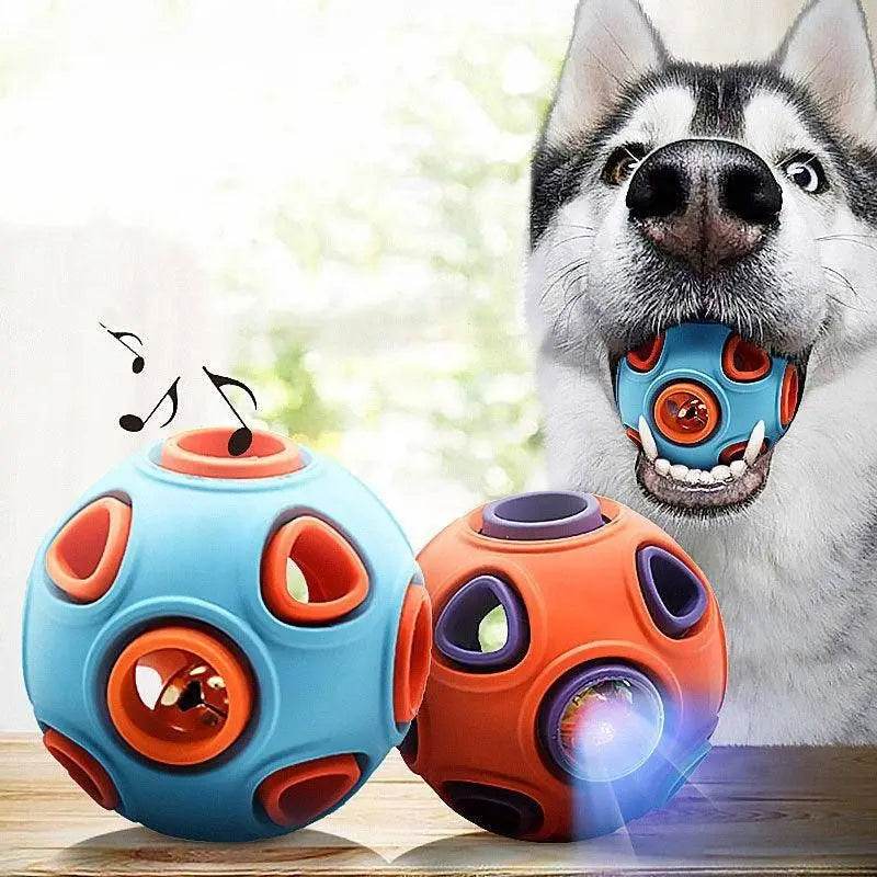 Glowing Dog Toy Ball – The Royal Rhapsody: Light Up Melody Playtime for Dogs Purrfect Pet Kingdom 
