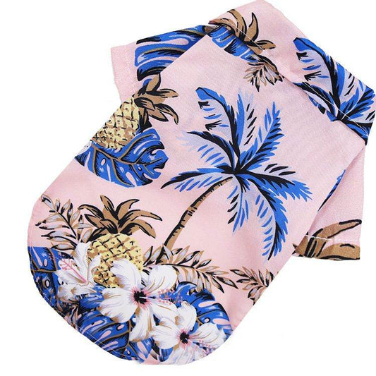 Hawaiian Pet Summer Shirts - Cute T-Shirts for Small to Medium Dogs and Cats, Cool Beach Vests for Summer Purrfect Pet Kingdom 