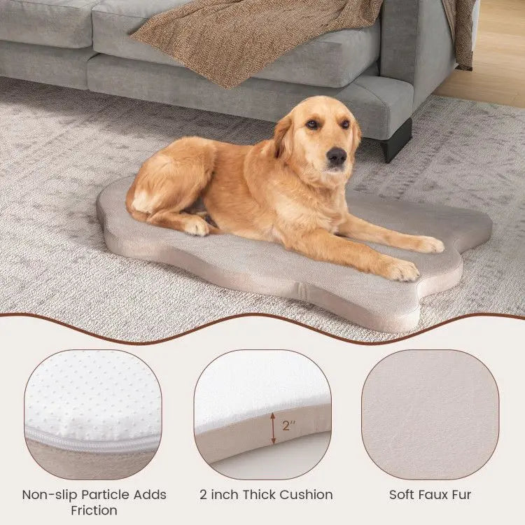 Purrfect Pet Kingdom Memory Foam Pet Bed Extra Large Purrfect Pet Kingdom
